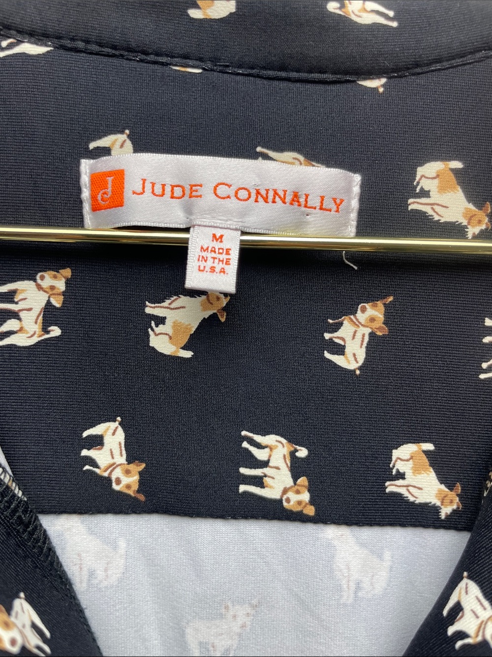 Jude Connally Finley Jack Russell Dog Print Shirt Dress - Picture 5 of 8